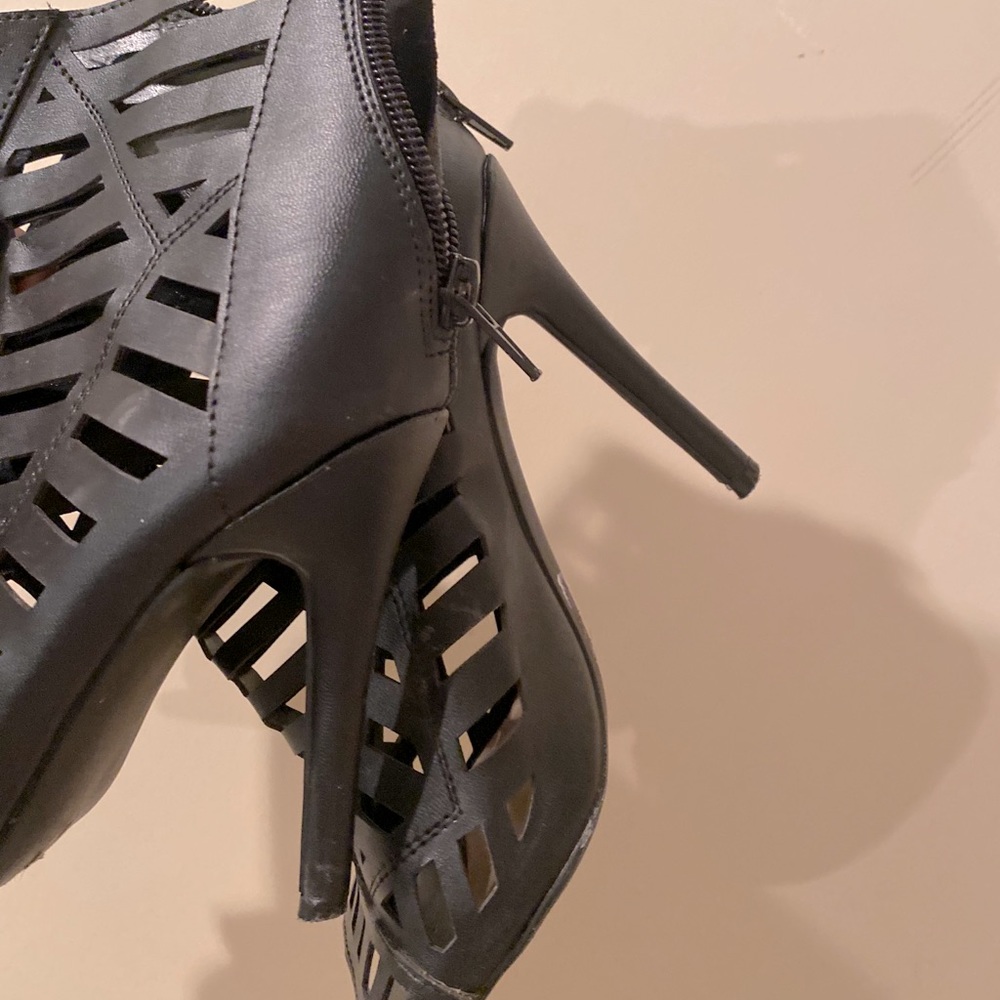 Black Strappy Heels
